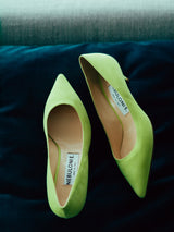 キトゥンヒールパンプス 6911/ROCK/GREEN