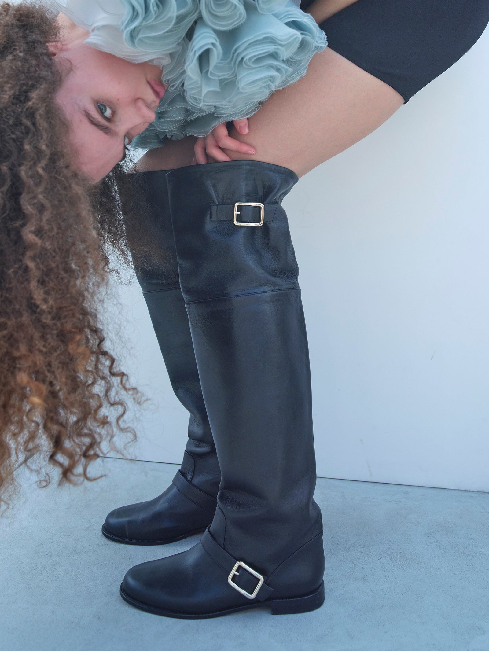 NEBULONIE. ネブローニ 折り返しロングブーツ 2wayニーハイ黒38 NEBULONI E.(ネブローニ)のニーハイブーツアウトレット通販 | 集英社