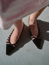 【予約】カットワークバックストラップサンダル 7615/MINA