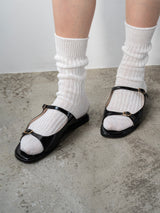 【予約】パテントフラットストラップサンダル 7625/MISS