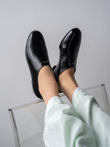 【予約】ゴールドパーツスリッポンシューズ 7608/512