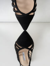 【予約】カットワークバックストラップサンダル 7615/MINA