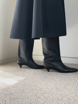 スクエアトゥーミドルブーツ 7321/EMA/BLACK