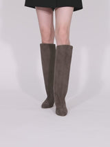 スウェードロングブーツ 5919/BOOT/SUEDE/GREY