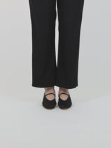 メッシュアーモンドトゥパンプス 7623/IRIS/BLACK