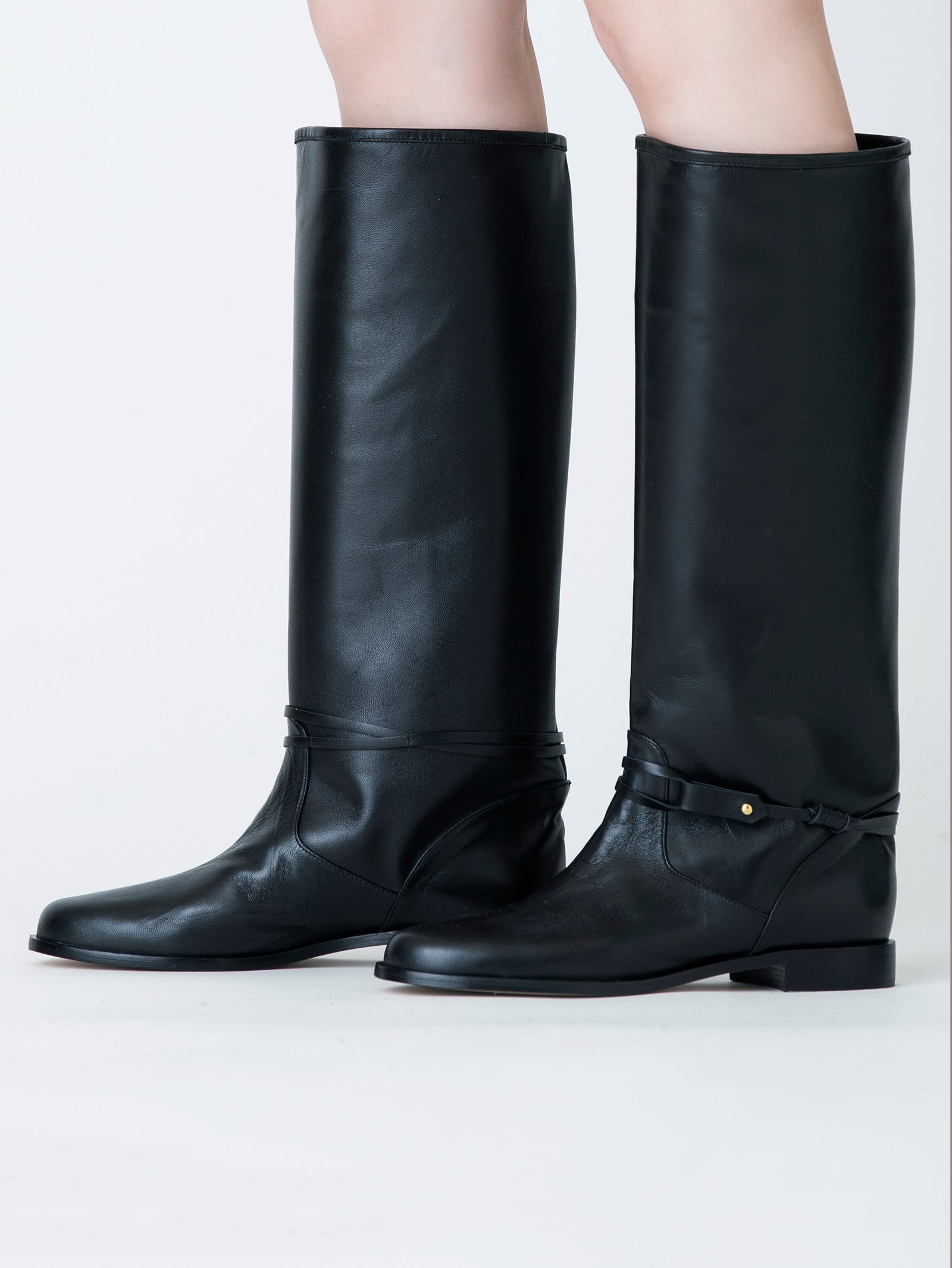 レザーロープロングブーツ 6934/LUKE – nebulonie